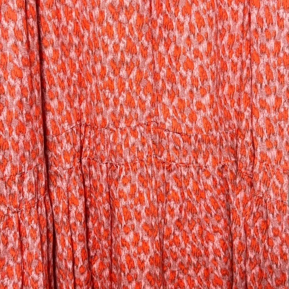 JOIE Bondi Limited Edition Geometric Abstract Animal Printed Tiered Maxi Dress - Picture 8 of 10